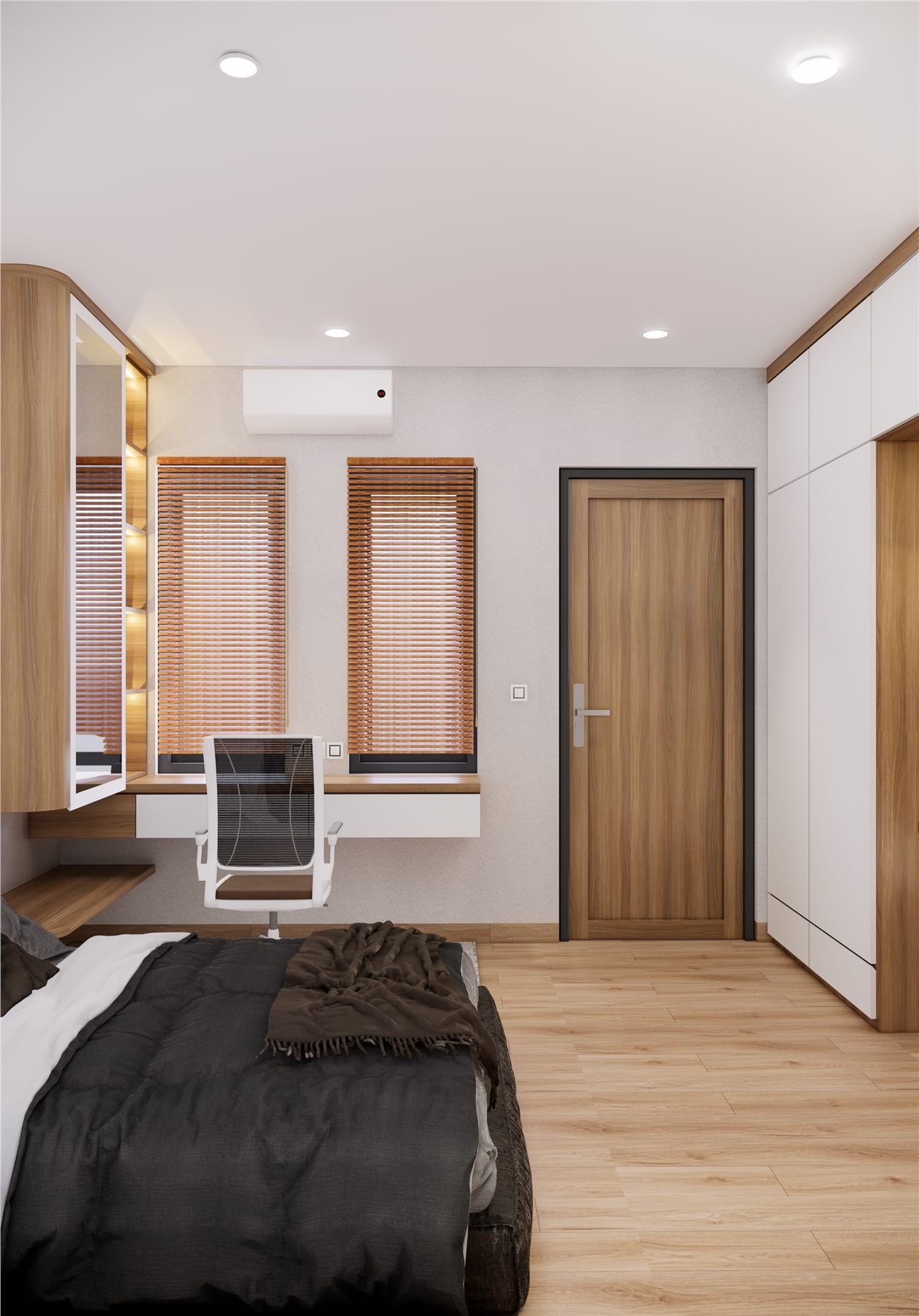Furnitur custom wardrobe elegan KDS